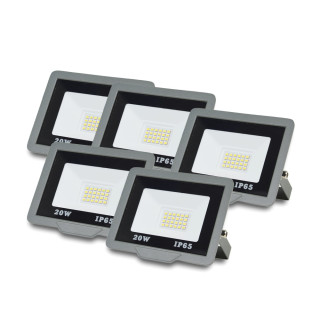 Комплект із 5-ти світлодіодних прожекторів ONE LED ultra (ZY-TH18-20 ) 20 Вт