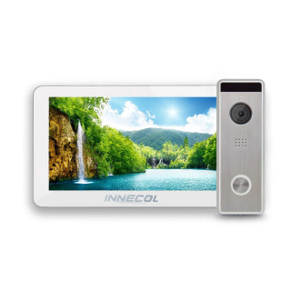 Комплект відеодомофону 7" INNECOL Amelie HD (White) + Tantos Triniti HD