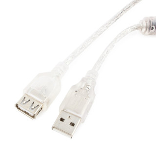 Подовжувач USB 2.0 AM/AF Cablexpert (CCF-USB2-AMAF-TR-10) 3 метри з феритовим кільцем