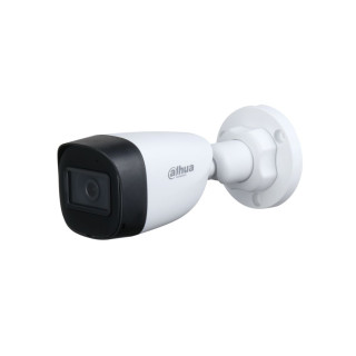HDCVI відеокамера 2 Мп Dahua DH-HAC-HFW1200CP-A (2.8 мм) з вбудованим мікрофоном для системи відеоспостереження