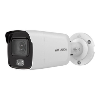 IP-відеокамера 4 Мп Hikvision DS-2CD2047G2-LU(C) (2.8mm) ColorVu з вбудованим мікрофоном і відеоаналітикою для системи відеонагляду