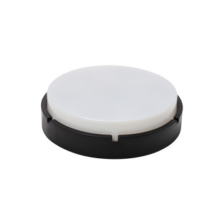 Світильник ERKA 1065 LED-Black-B 12 W 4200К круглий чорний/білий IP 65